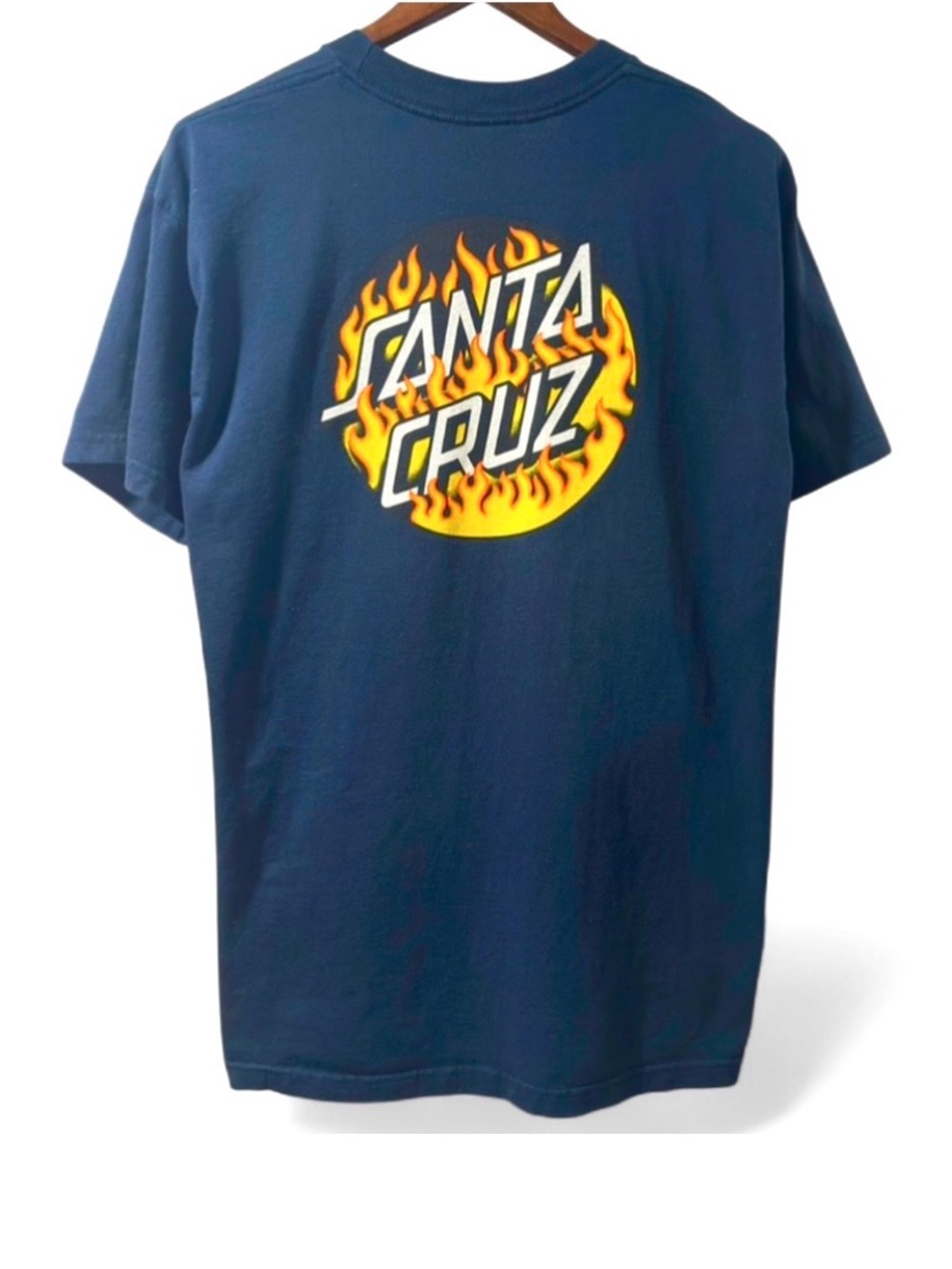 Santa Cruz Skateboards Navy Blue Graphic T-Shirt Size Men’s Medium